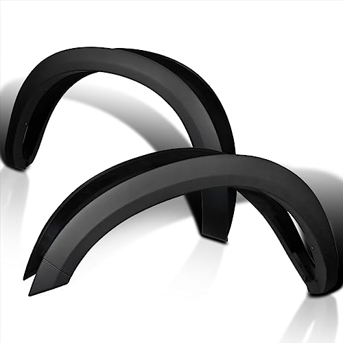 Spec-D Tuning 4PC Front + Rear Factory Style Smooth Fender Flares Compatible with 2010-2017 Dodge Ram 2500 3500