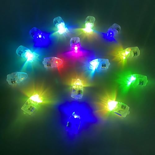 15 Mini Led Sem Fio Kit Enfeites Para Decorar Festas Balão Bexiga Muda de Cor e Pisca (RGB)