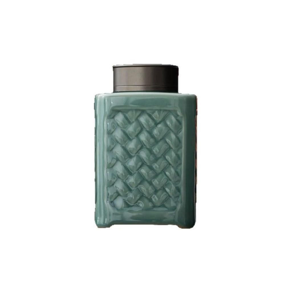 ENGENDER Tea Storage Jar Creative Celadon Sealed Storage Jar High-end Gift Ceramic Tea