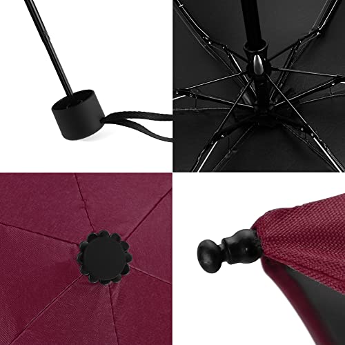 image for Yoobure Small Mini Umbrella with Case Light Compact Design Perfect for