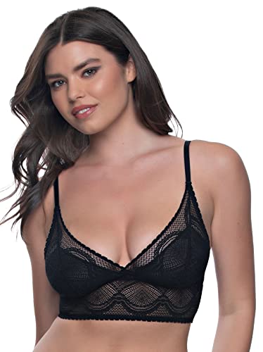 Felina Finesse Cami Bralette - Stretchy Lace Bralettes for Women - Sexy and Comfortable