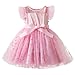 Toddler Girl Summer Dress Tulle Ruffle Sleeveless Baby Girl Fashion Casual Spring Dresses 1-6Y(Pink 03,3-4 Years)