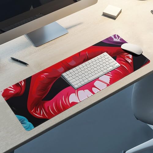 Tapis de souris de jeu imperméable grand format avec base antidérapante