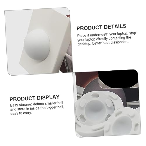 POPETPOP 4pcs Soporte para Laptop con Pies de Silicona miniatura 4