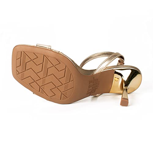 Sandália Salto Fino Feminina Dakota Dourado