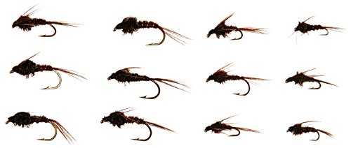 Flies Direct Pheasant Tail Assortment 1 Dozen Trout Fishing Flies