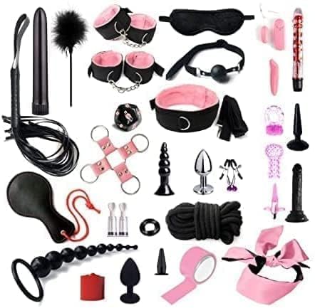 Sex Bed Bondage Restraints Set BDSM Kit Rope Toys Thigh Restraints for Ankles and Wrists Bar Sex Things Bondage Gear & Accessories Restraints for The Bed Straps for Adults Couples Kinky G6