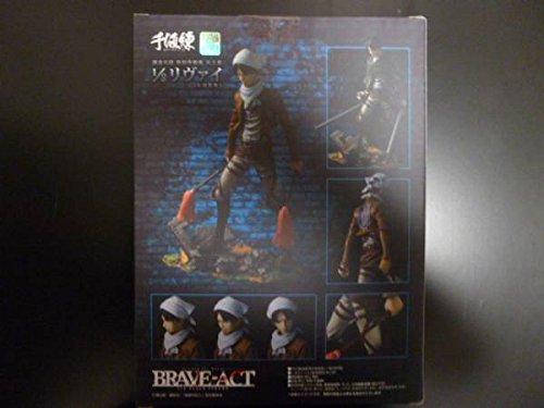 Amazon.co.jp: 進撃の巨人 千値練 BRAVE-ACT リヴァイ 1/8 お掃除版