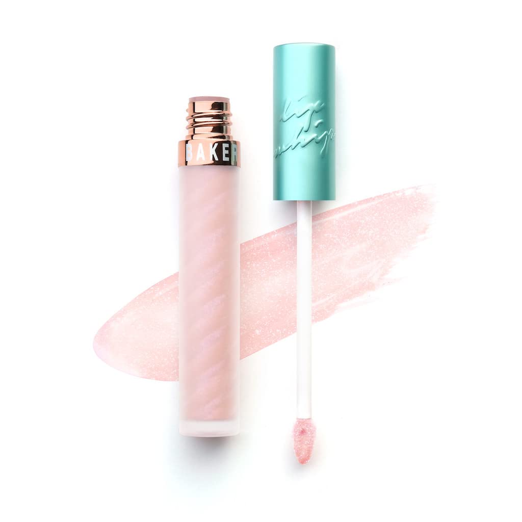 Beauty Bakerie Lip Gloss High Shine Lip Whip Liquid Shimmer Lipstick, Cruelty Free, Vegan Lipgloss for Women, 3.5mL, Enchanted Jelly
