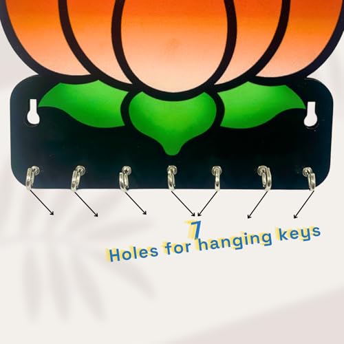 Image of Key Hanger for Wall (Lotus)