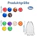 12 Stück Anti Stress Bälle und 1 Stück Aufbewahrungstasche Set, Quetschball für Kinder und Erwachsene, Mitgebsel Kindergeburtstag Squishy Stressball, Anti Stress Bälle Kindergeburtstag Gastgeschenke