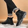 THEXCL Non Slip Work Boots for Men Slip Resistant Work Shoes for Men Waterproof Leather Boot for Restaurant Food Service Kitchen Zapatos de Trabajo para Hombres Slip On Comfortable Walking Shoes #1