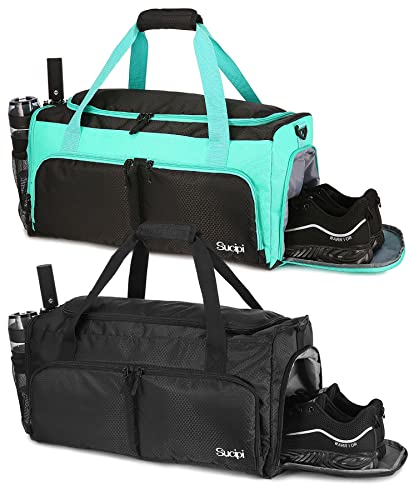 Sucipi Gym Bag For Women With Shoe Compartment, Light Weight Ladies Gym Bag, Workout Bags With Water Resistant Pocket, Large Capacity With Multi-Pocket #TOP7