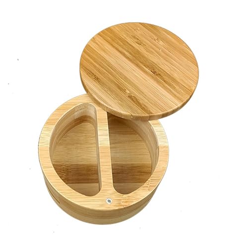 GLETSF Salero, Contenedor De Condimentos, Caja De Almacenamiento Reutilizable, Cilindro De Cocina, Botella De Condimentos para Fiestas, Hogar, Cafeterías, Doble Compartimento