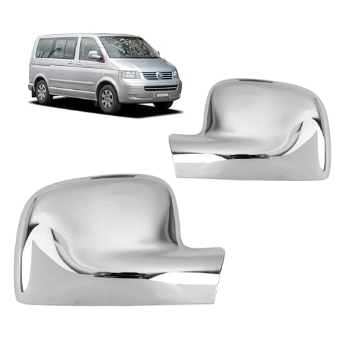 Coques de rétroviseurs chromés haut de gamme VW T5 finition miroir