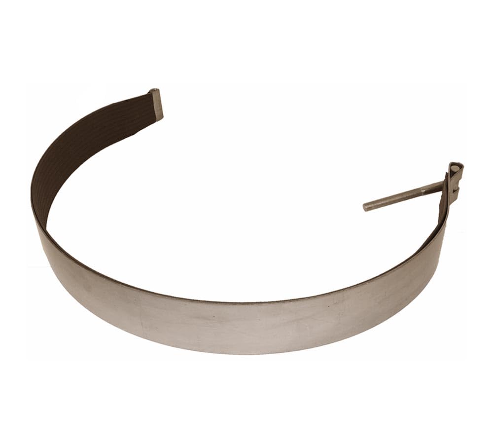 Mytee Products 3.7” Stainless Steel Fuel Tank Strap w/ Webbing Ideal for 26” Diameter Fuel Tank, Replaces for Peterbilt Trucks 11-04551-001P,