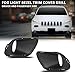 G-PLUS Fog Light Bezel Fog Lamp Trim Cover Grill Compatible with Jeep Cherokee 2014-2018 Pair Black