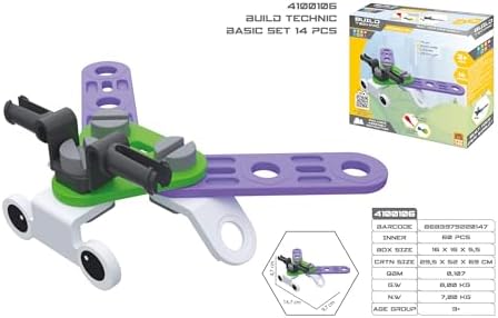 RoyToy Sök Tak Araçlar- Mosquito (14 Parça) - Görsel 3