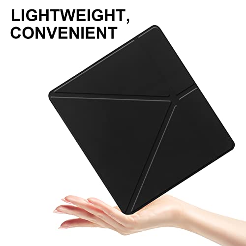 Image of KuRoKo Slimshell Case for Kindle Scribe 10.2aa‚¬A 2022 Released, Origami Standing Lightweight PU Leather Stand Smart Cover with Pen Holder for Kindle Scribe 10.2 inch-Black