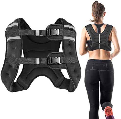 2kg weighted vest with iron sand filling black neoprene