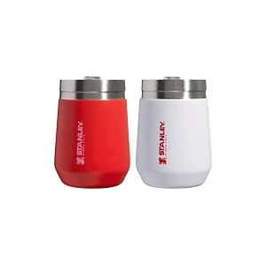 Stanley 10 oz Stainless Steel Everyday Go Tumblers 2pk Red White Small 200-00-4949