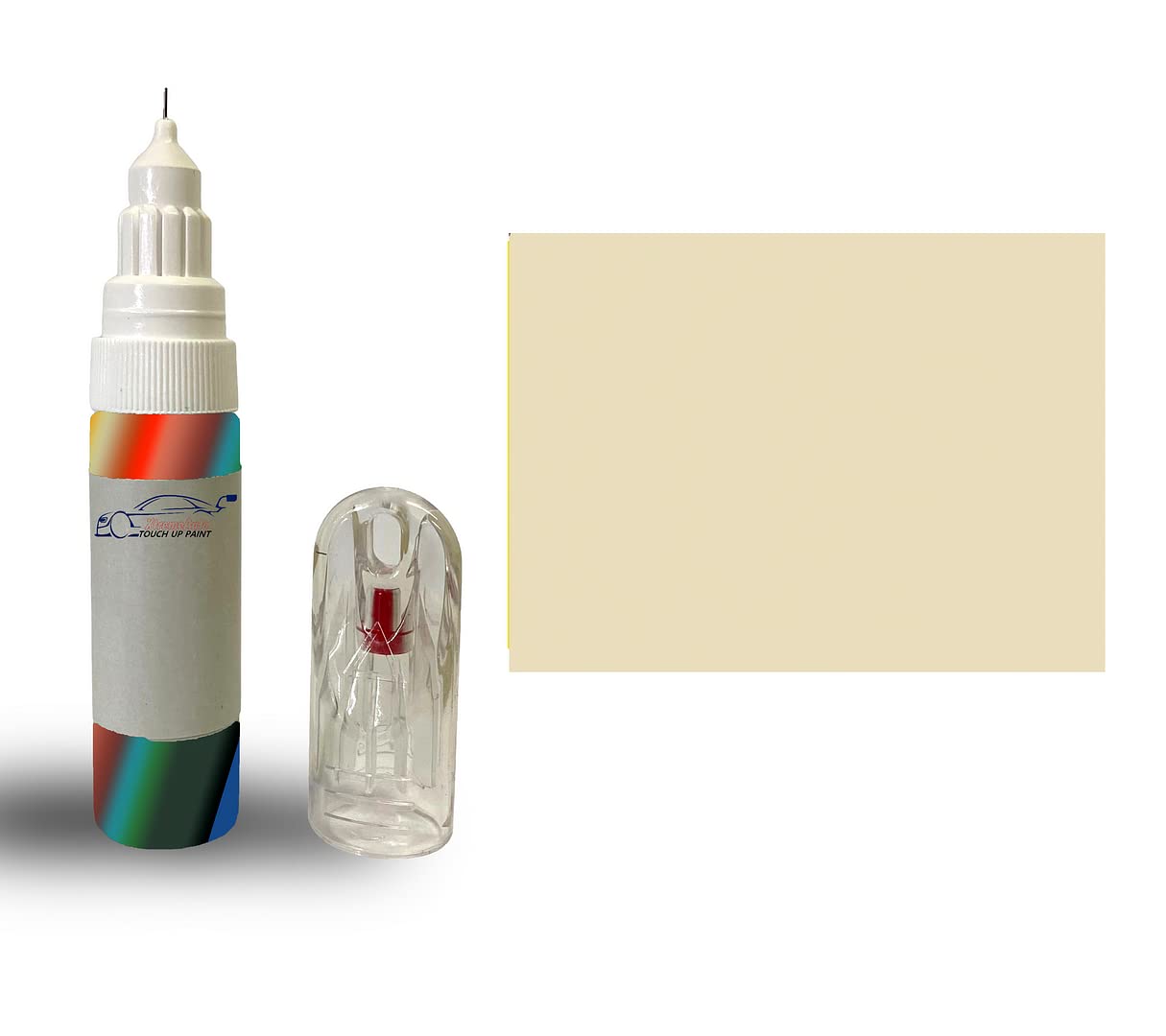 Xtremeauto RAL 1015 Light Ivory Pen Shiny Gloss Glossy Touch Up Paint Brush Repair Scratch Upvc Pvc Metal Wood