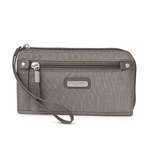 Baggallini Women's Zippered Wallet, Sterling Shimmer, One Size (Zaw548-B0865) #TOP24