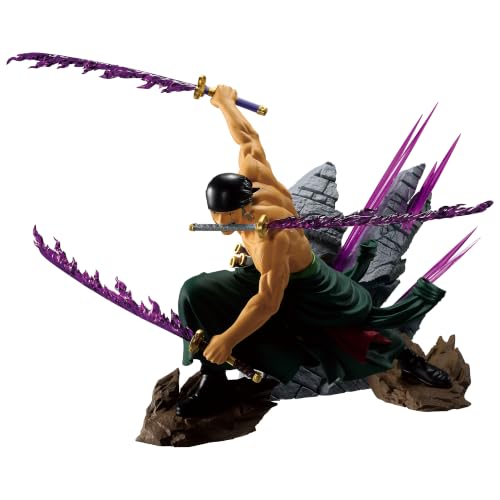 Image of Banpresto One Piece Theorama Soul Roronoa Zoro Figure | 21cm PVC Statue | Official One Piece Collectible by Banpresto | Non‑Articulated Anime Display Model
