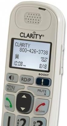 Miniatura 4 de Clarity D704 - Teléfono inalámbrico con pérdida de audición moderada con teléfonos expandibles D704HS (D704 con (1) D704HS)