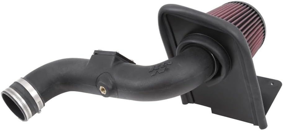 K&N Cold Air Intake Kit: Increase Acceleration & Engine Growl, Guaranteed to Increase Horsepower up to 7HP: Compatible with 1.6L, L4, 2014-2015 FORD (Fiesta ST), 57-2587