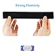 Wisdompro Elastische Klettverschluss Gürtelschlaufe 4 Stück, Belt Keeper für 5-5,7 cm Breite Gürtel, Gürtelschlaufen für Polizei/militär/taktischer Gürtel(Schwarz)