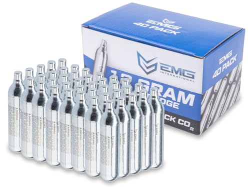 Evike - 12 Gram CO2 Cartridge for Airsoft and Air Gun (40 Pack)