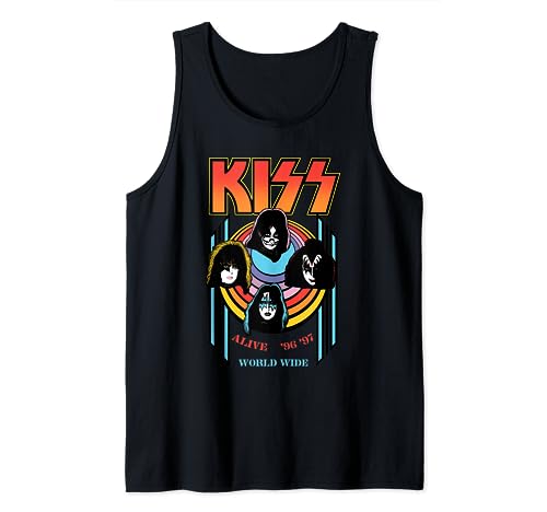 Photo de KISS - Vivant dans le monde entier Débardeur