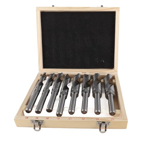 Brocas Helicoidales de 14-25 Mm para Constructor y Carpintero en Caja Madera 5