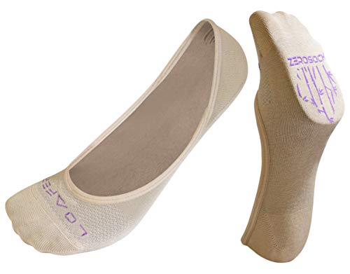Image of ZeroSock Bamboo Viscose Ultra-Low No Show Socks (4 Pairs Per Box)