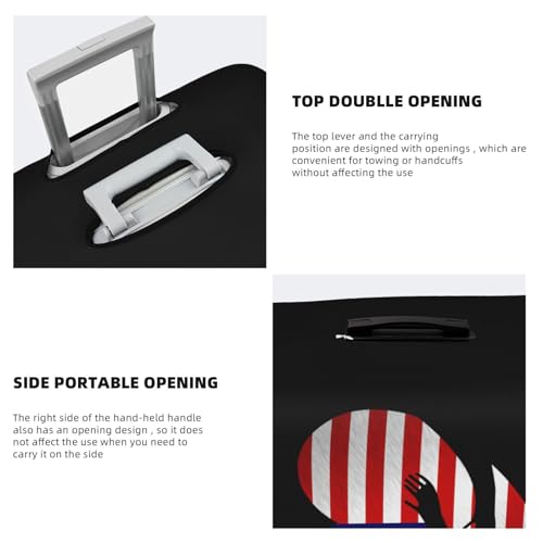 Travel Luggage Cover Malaysia Malaysian Flag Heart Fashion Washable Baggage Suitcase Protector Fit For Luggage X-Large4