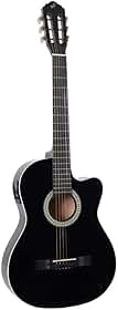 Violao Eletrico Flat Aco Sf-14 Ceq Bk