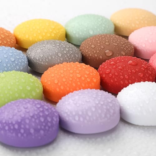 16 imanes redondos coloridos para refrigerador miniatura 3