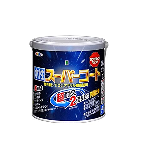 アサヒペン ペンキ 水性スーパーコート 水性多用途 クリーム色 0.7L