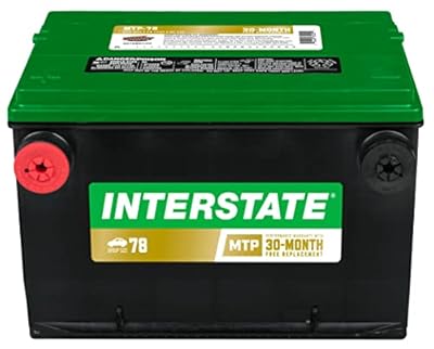Interstate Batteries Group 78 Car Battery Replacement (MTP-78) 12V, 800 CCA, 30 Month Warranty, Replacement Automotive Battery for Cars, Trucks, SUVs, Cargo Vans