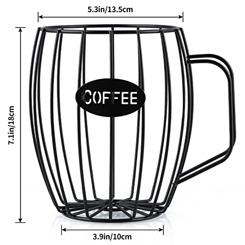 Moligou Coffee Pod Holder, Coffee Capsule Basket, K Cup Storage Container For Coffee Bar #TOP2