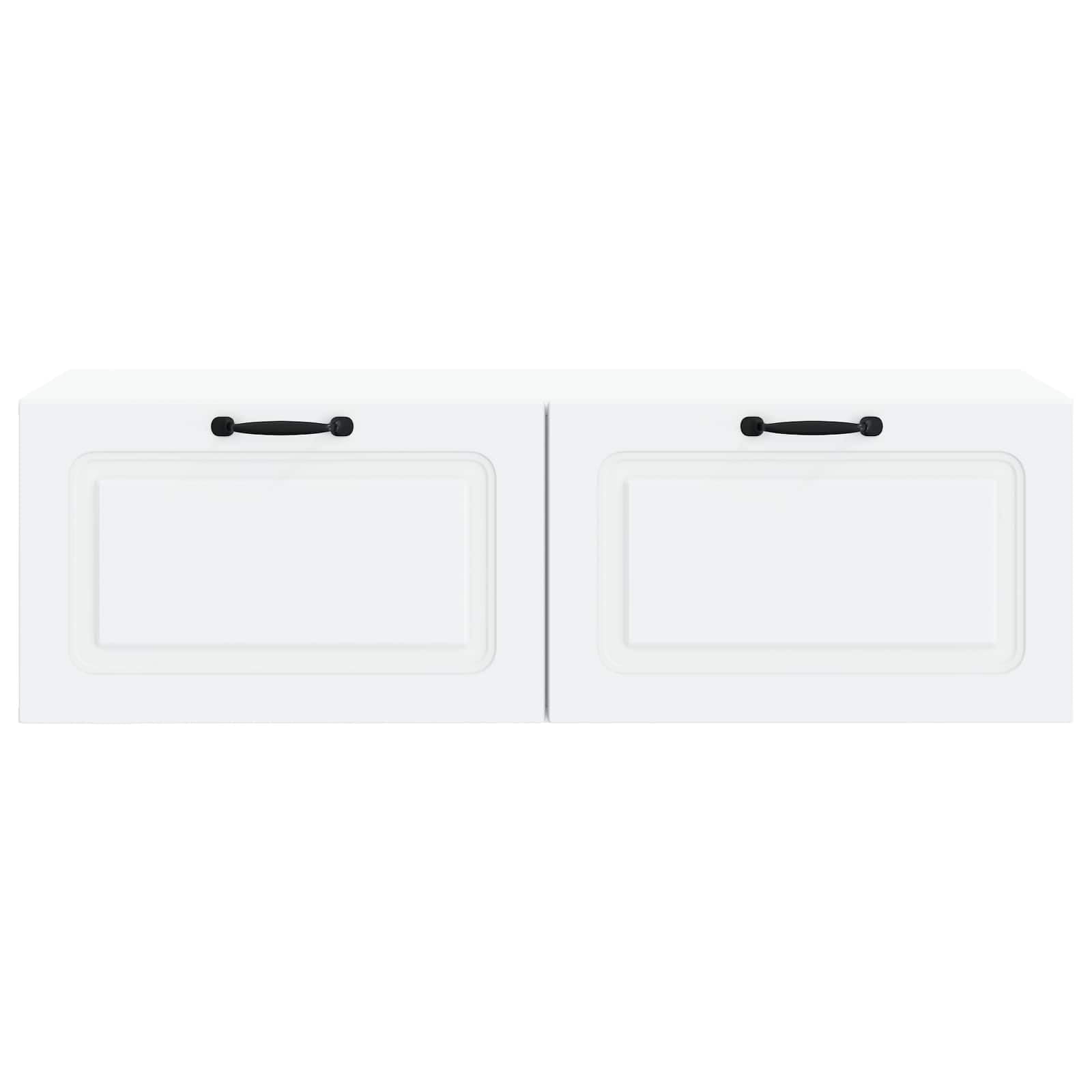 Générique Mobile TV da parete, 98 x 41 x 30 cm, in legno di ingegneria | Ripiani integrati, organizer per dispositivi, gestione dei cavi, design salvaspazio, costruzione solida
