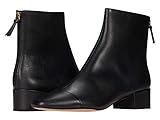 J.Crew Cap-Toe Ankle Boot Black 9 B (M)