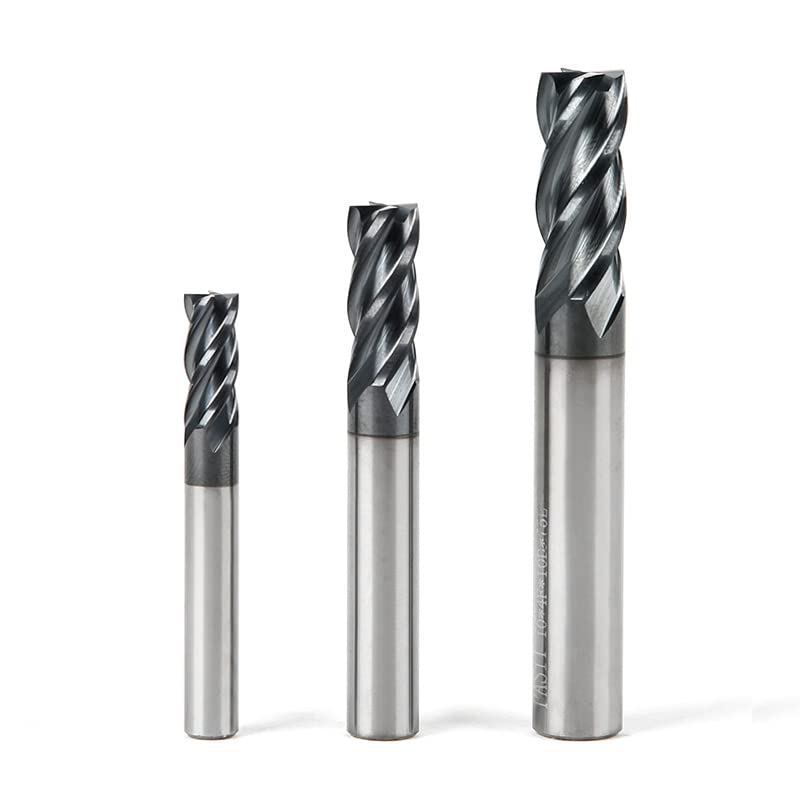 frezy trzpieniowe, Frez czołowy powlekany stalą wolframową HRC, średnica 1-20 mm, różne rozmiary(Hrc 58 4f,5.0x13xD6x50mm)