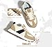 TIMEJOY Women's Retro Platform Sneakers Wide Fit Fashion Tennis Shoes with Recyclable Material Insole Vintage-Inspired Comfort for Walking, Lifestyle & Casual(8.5US Beige/Black)