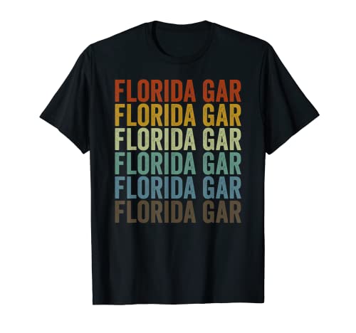 Florida Gar Retro Camiseta