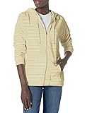 Volcom Women's Lil Zip Up Hooded Fleece Sweatshirt,Tropic Yellow, L