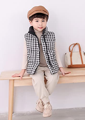 Winter Coat Boys Size 12 Boys Girls Plaid Sleeveless Winter Solid Coats Jacket Vest Outer Boy Winter Coats Size 64