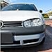 For Golf MK4 GTI SDI R32 Headlight Eyebrow Cover Trim ABS for FSI GL GLS 1997 2005 Front Light Upper Protection for 2 Door and 4 Door Cars (Gloss Black)