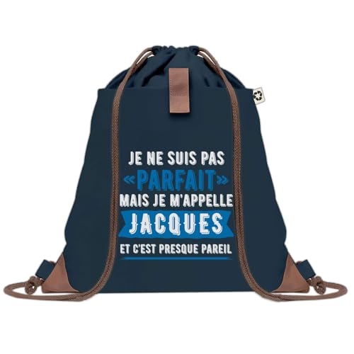 Sac à dos bleu en toile Jacques Parfait pour le sport et gym